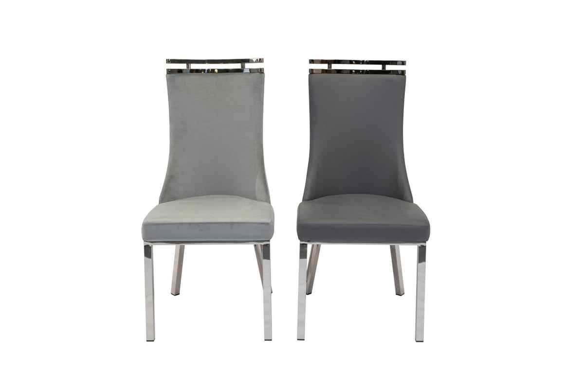 Capri Dining Chair – Black Nickel