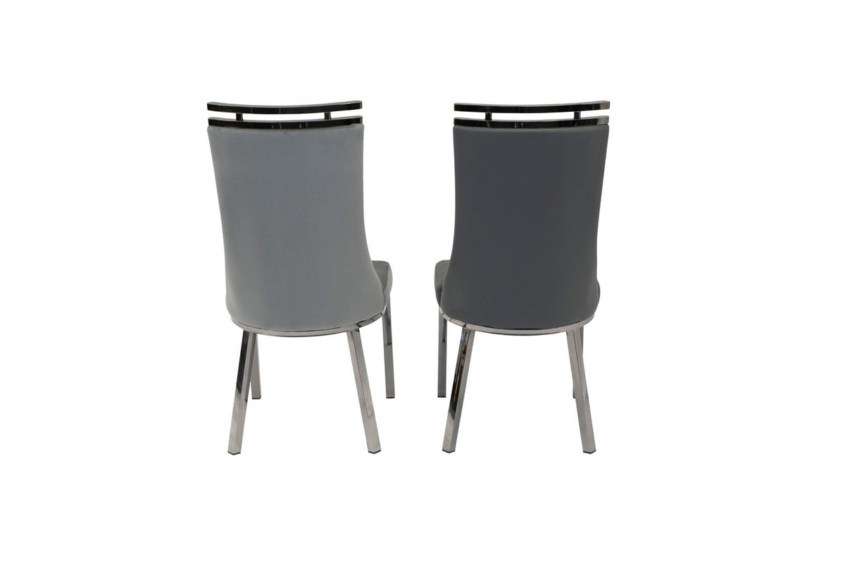 Capri Dining Chair – Black Nickel