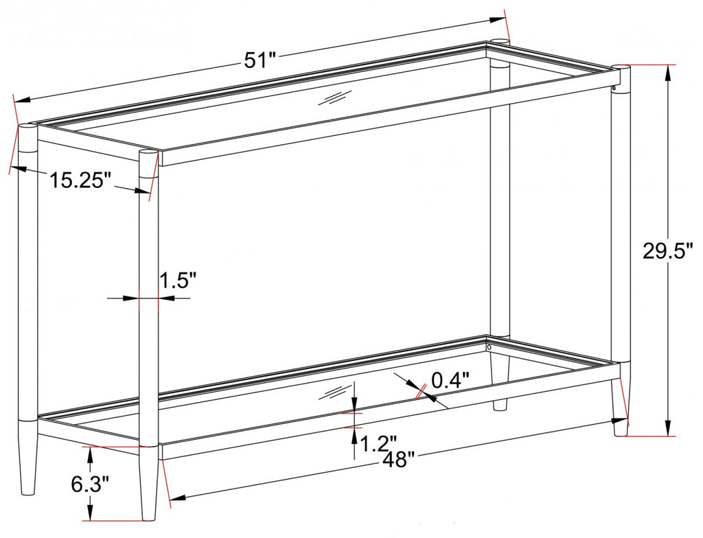 Console Table (Gold)