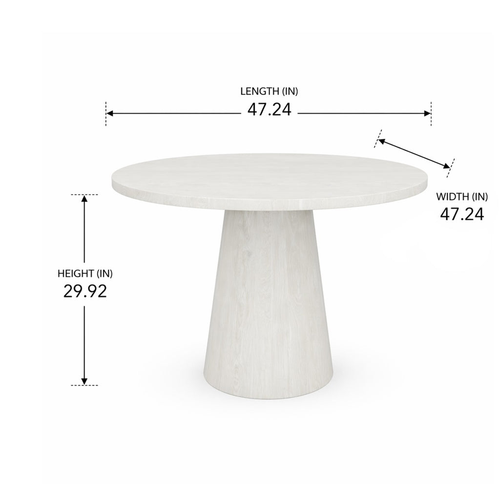 Dining Table (White Vigo)