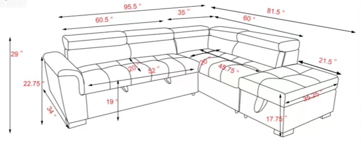 Sleeper Bed (Grey)