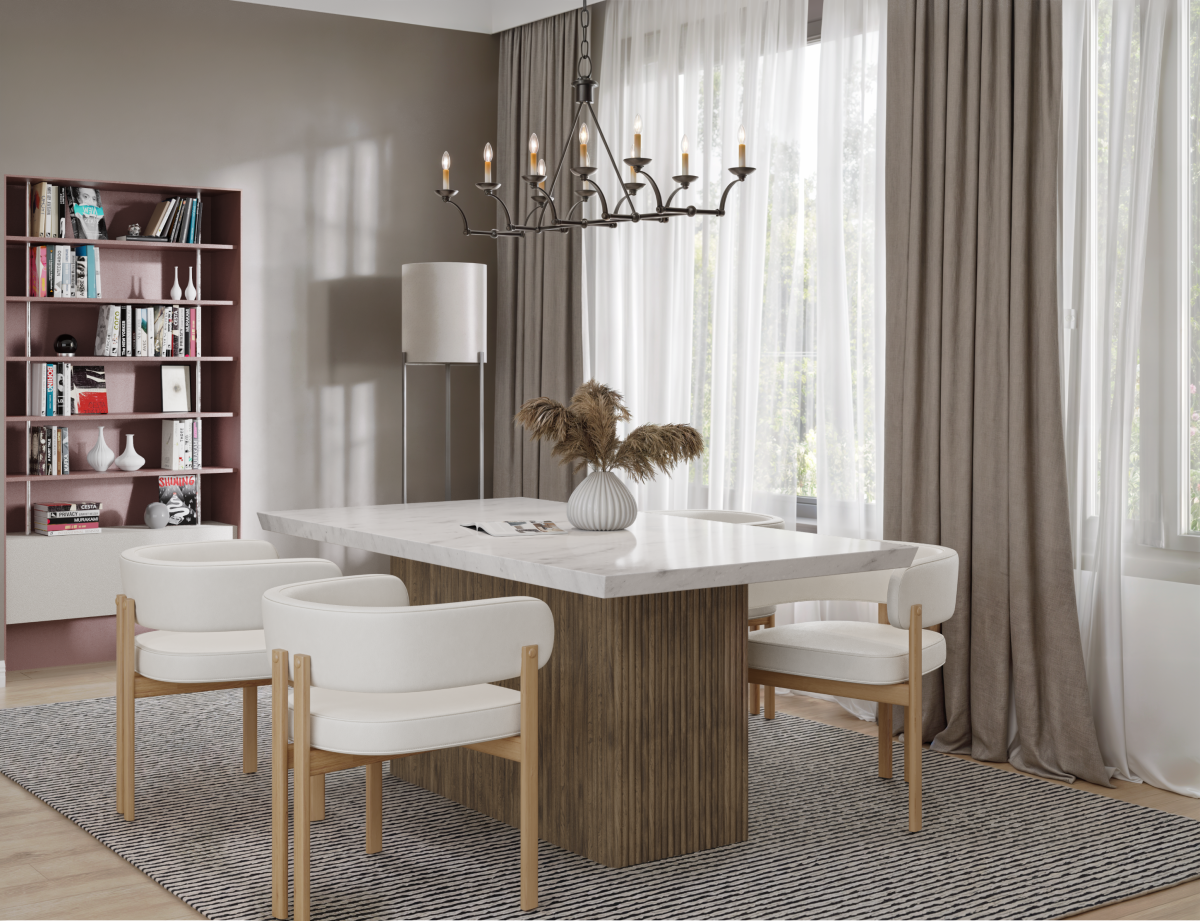 Dining Table (Grey Wash)