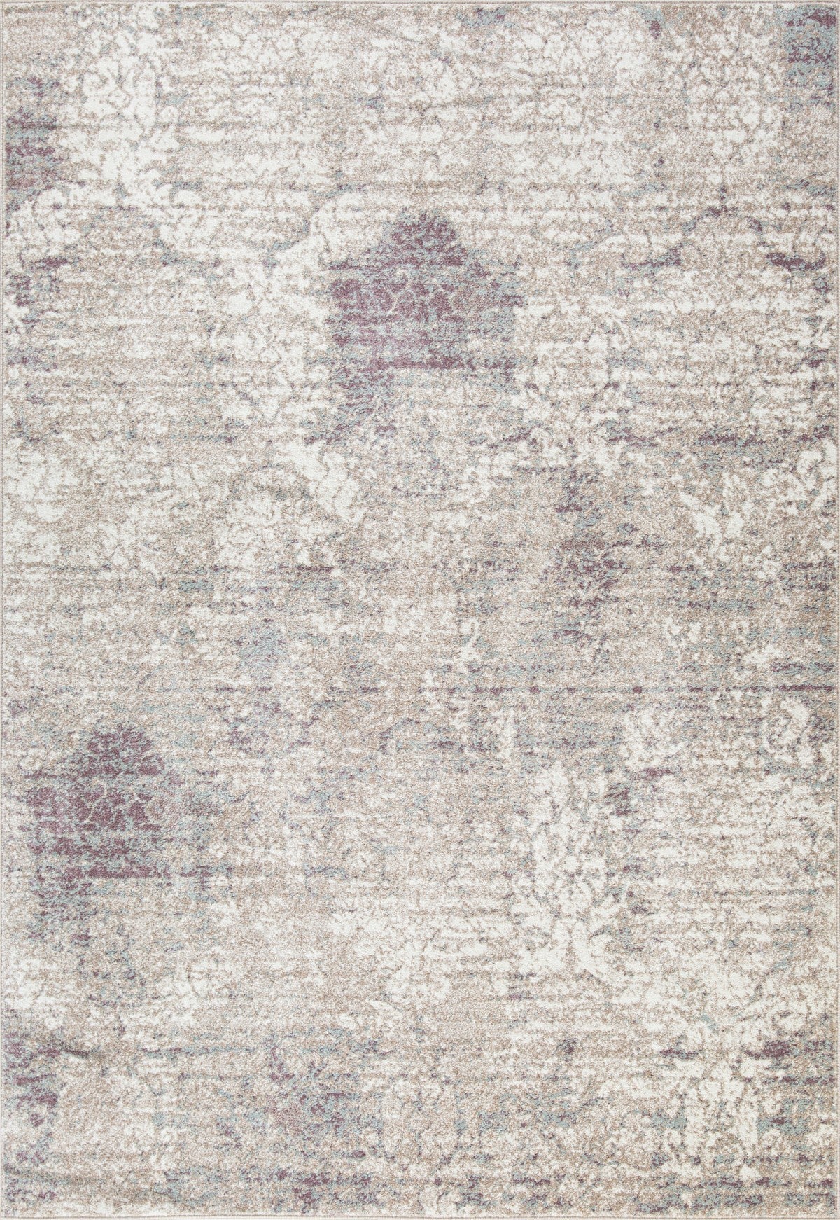 8 x 11 Area Rug (White/Beige/Blue)