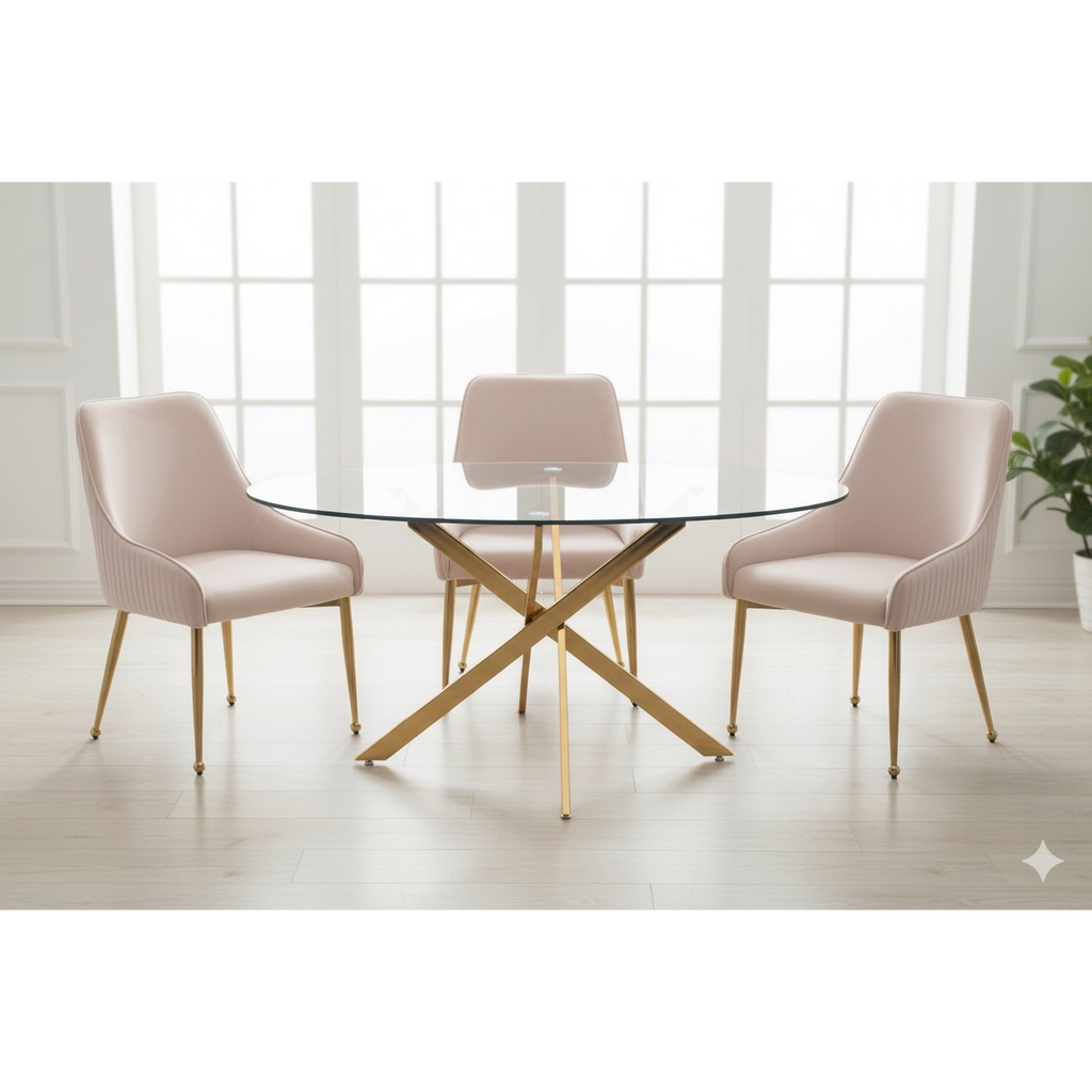 Genesis & Tina Luxe Dining Set
