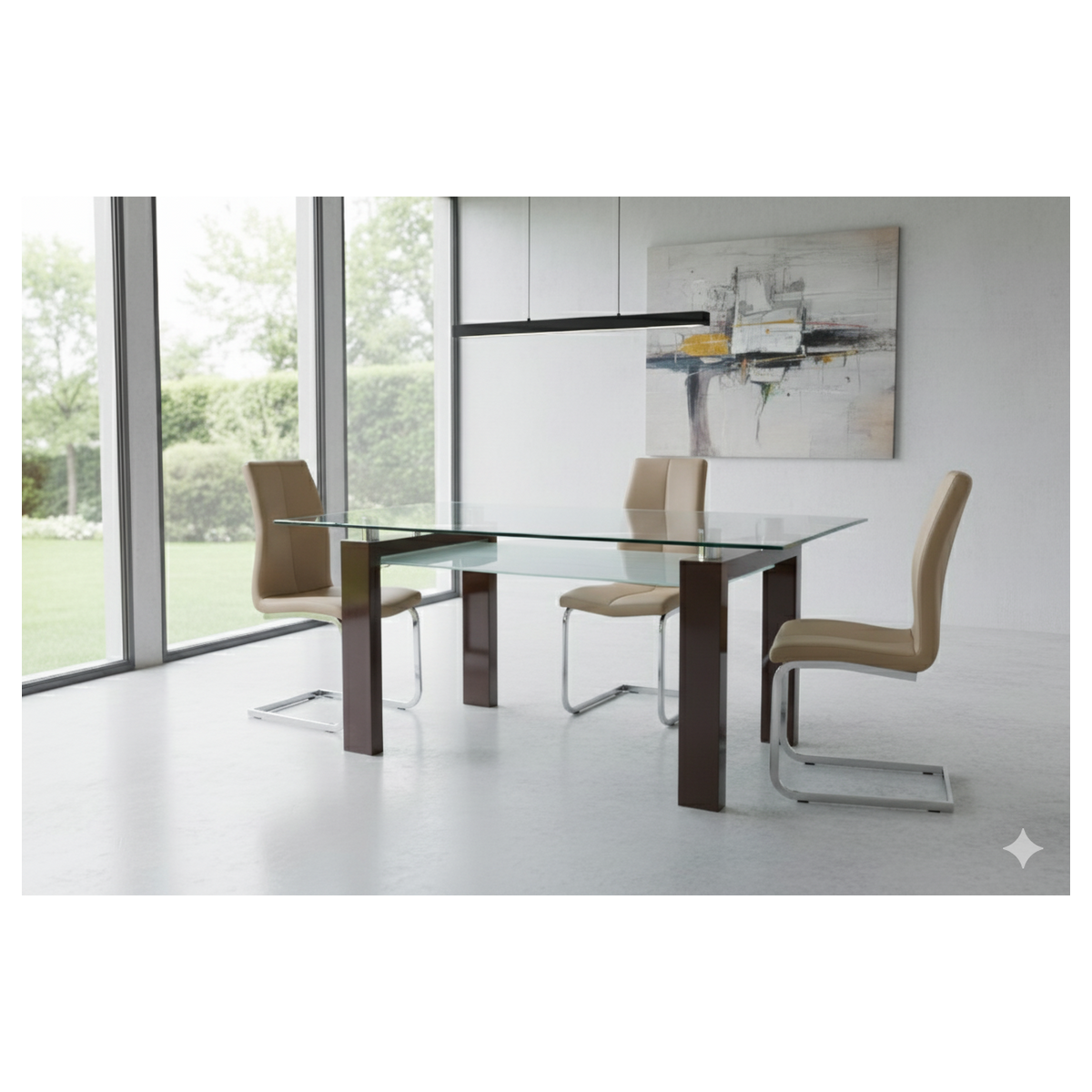 Nano & Victory Contemporary Dining Set