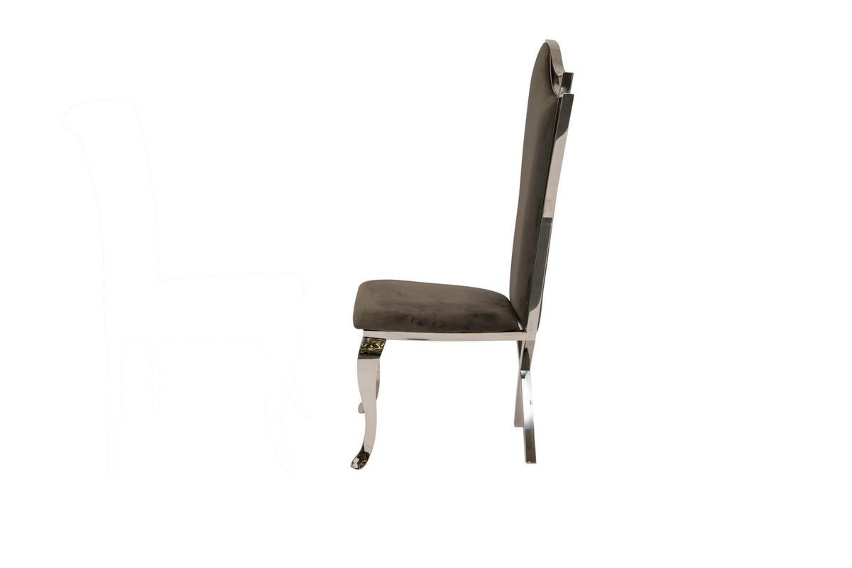 Morocco Dining Chair – Silver