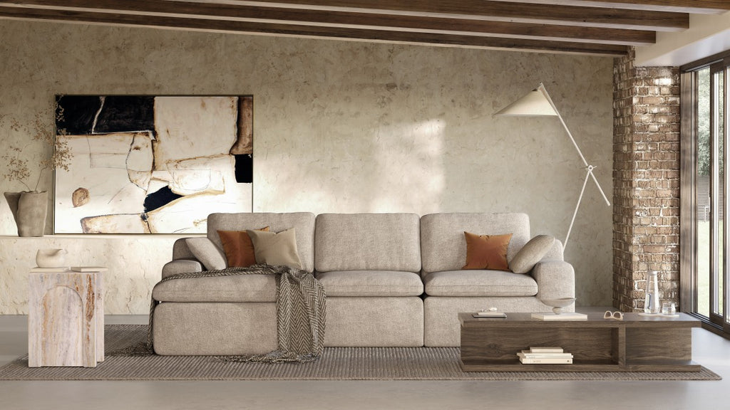 Sectional (Beige) - 625111
