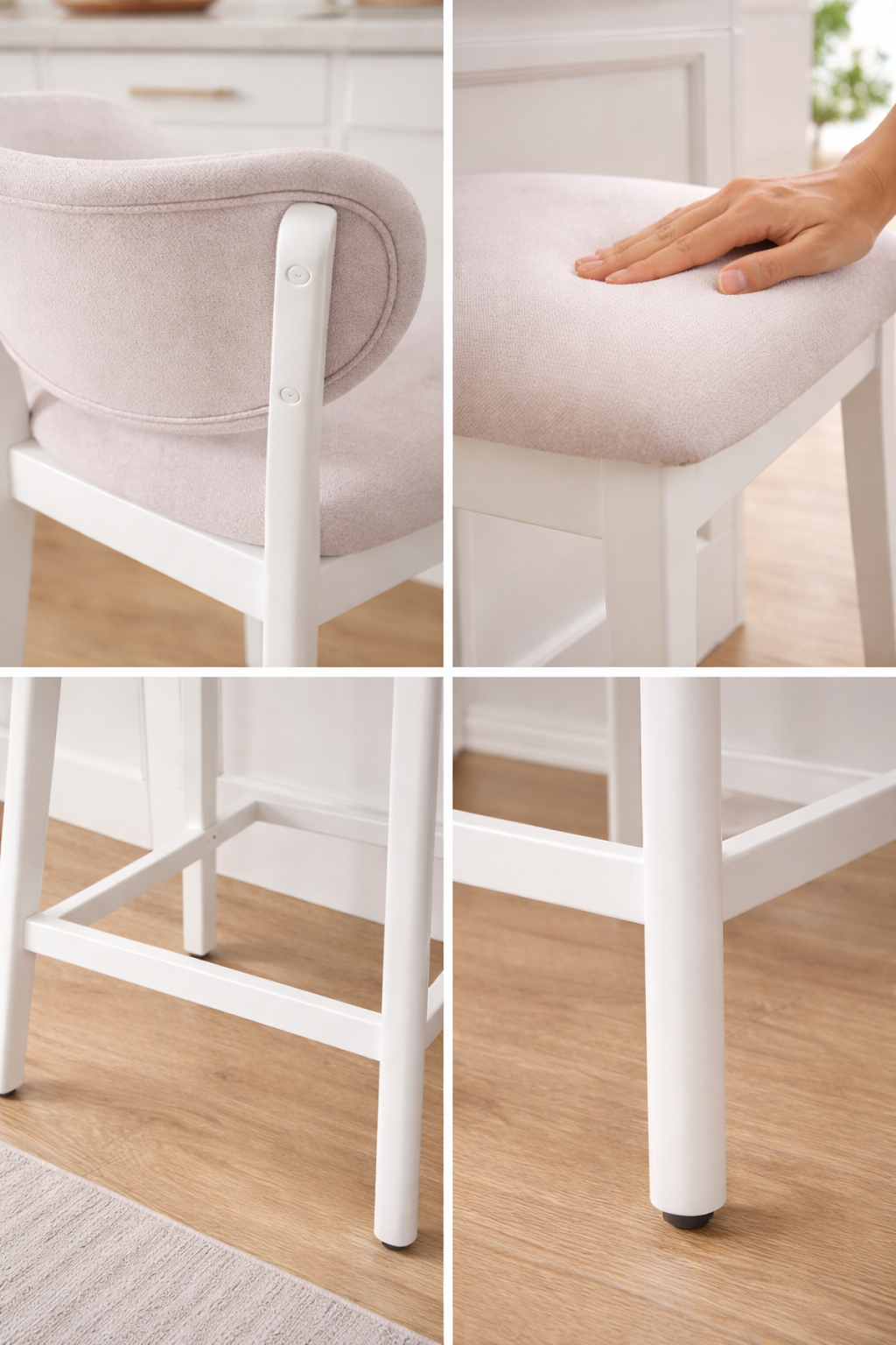 Counter Stool (Cream) (Set of 2)