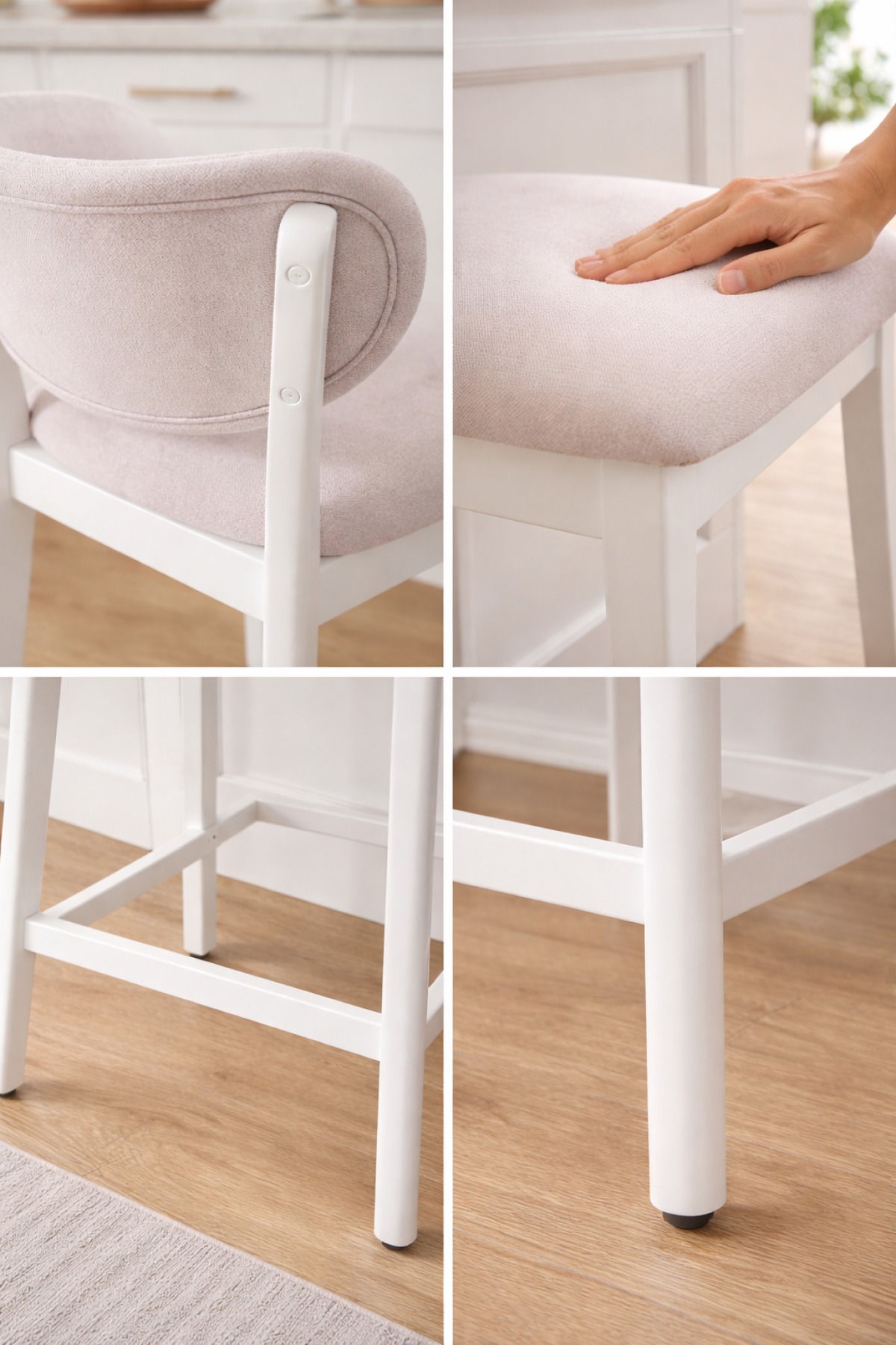 Counter Stool (Cream) (Set of 2)