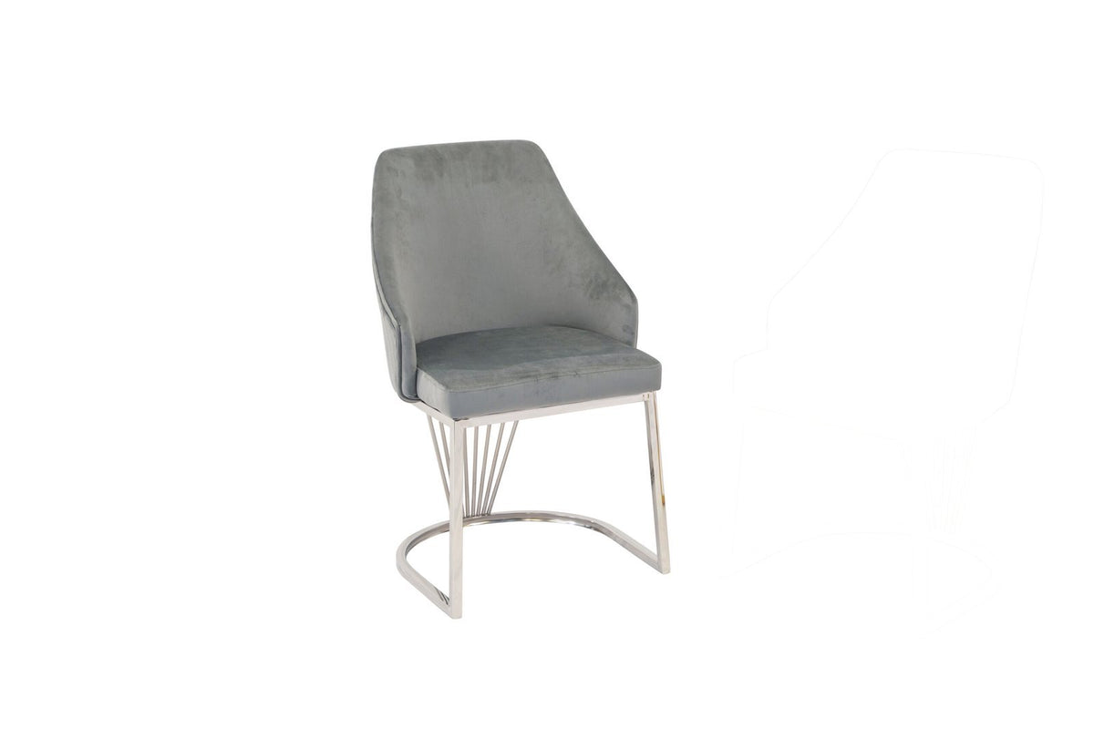 Xia Dining Chair – Silver