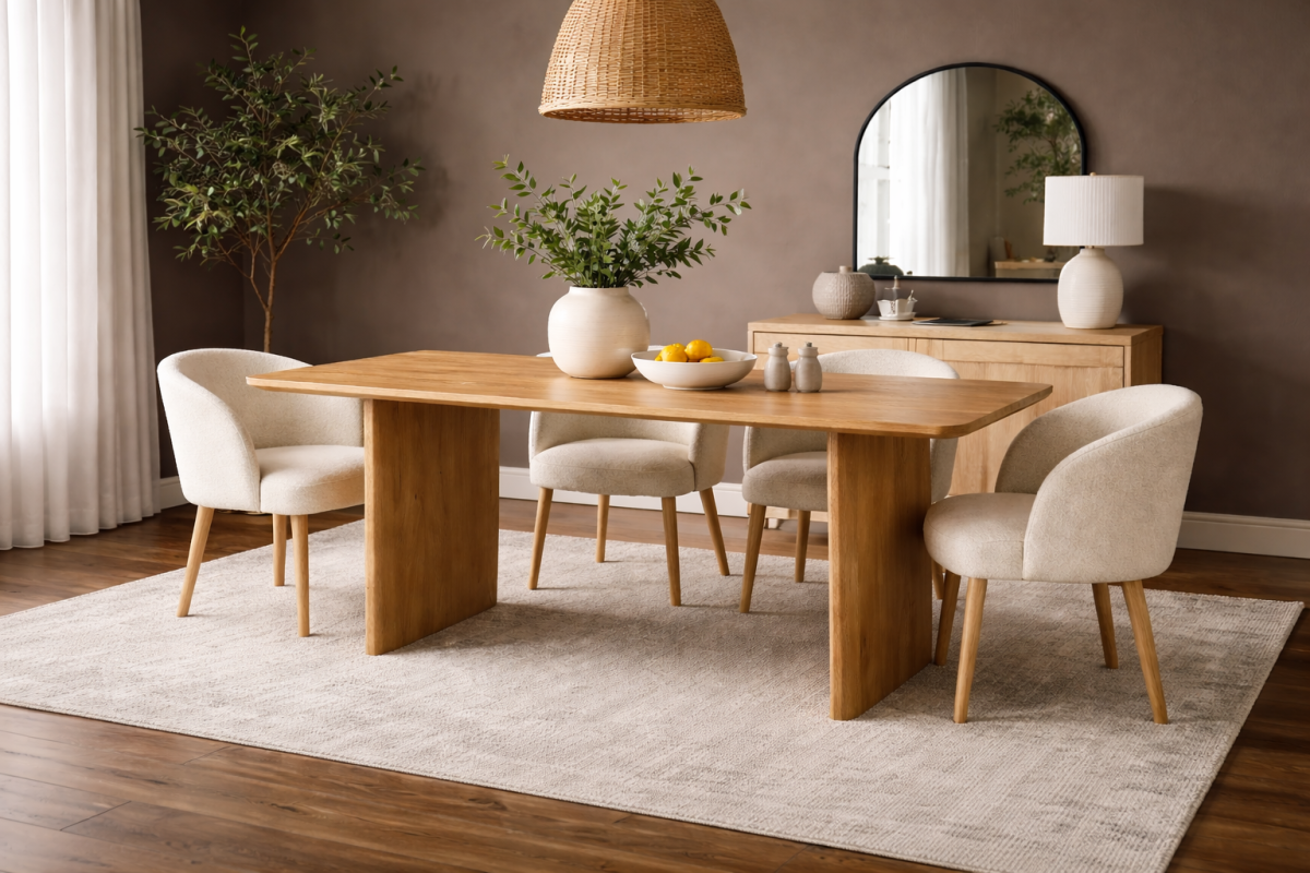 Dining Table (White Wash)