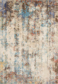 Ishani 5 x 8 Area Rug (Cream/Taupe/Blue)