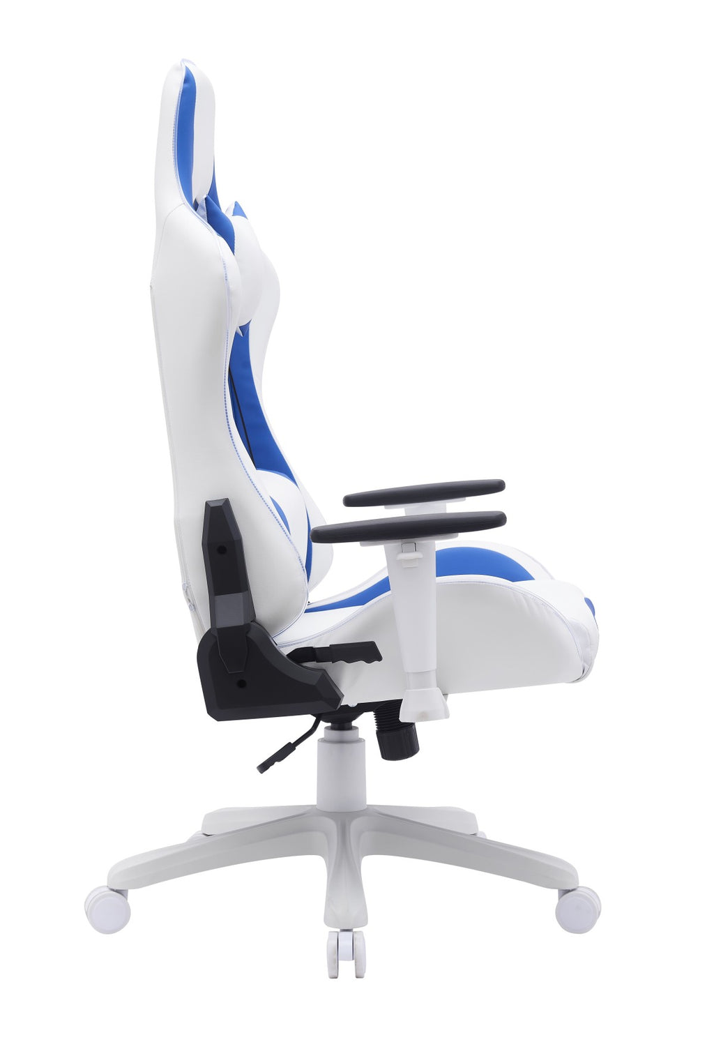 Gaming Chair (White/Blue)