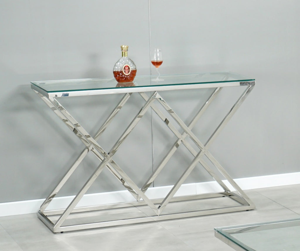 Sofa Table (Silver)
