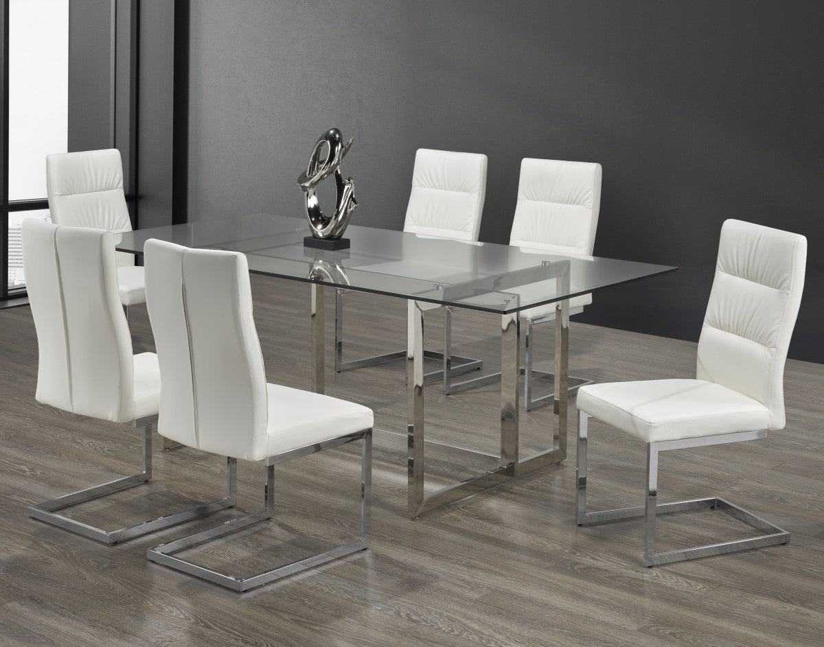 7-Piece Dining Set (White)