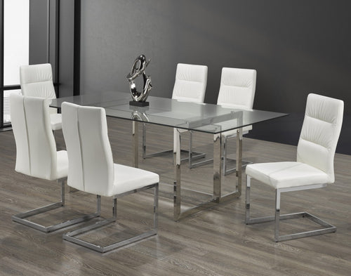 7-Piece Dining Set (White)