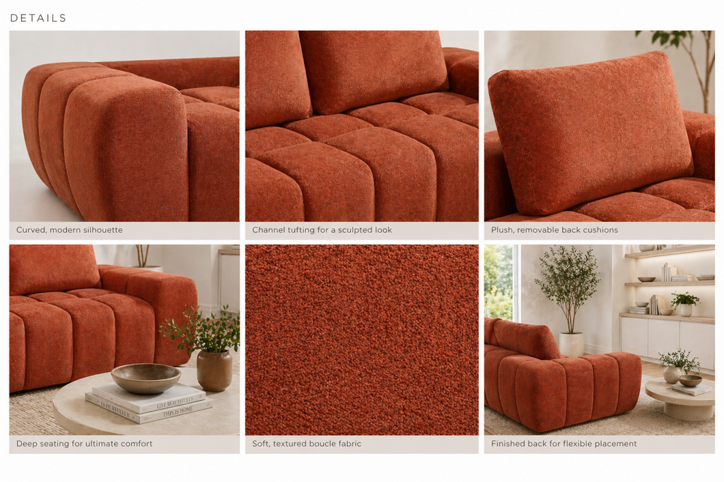 Sofa (Burgundy)