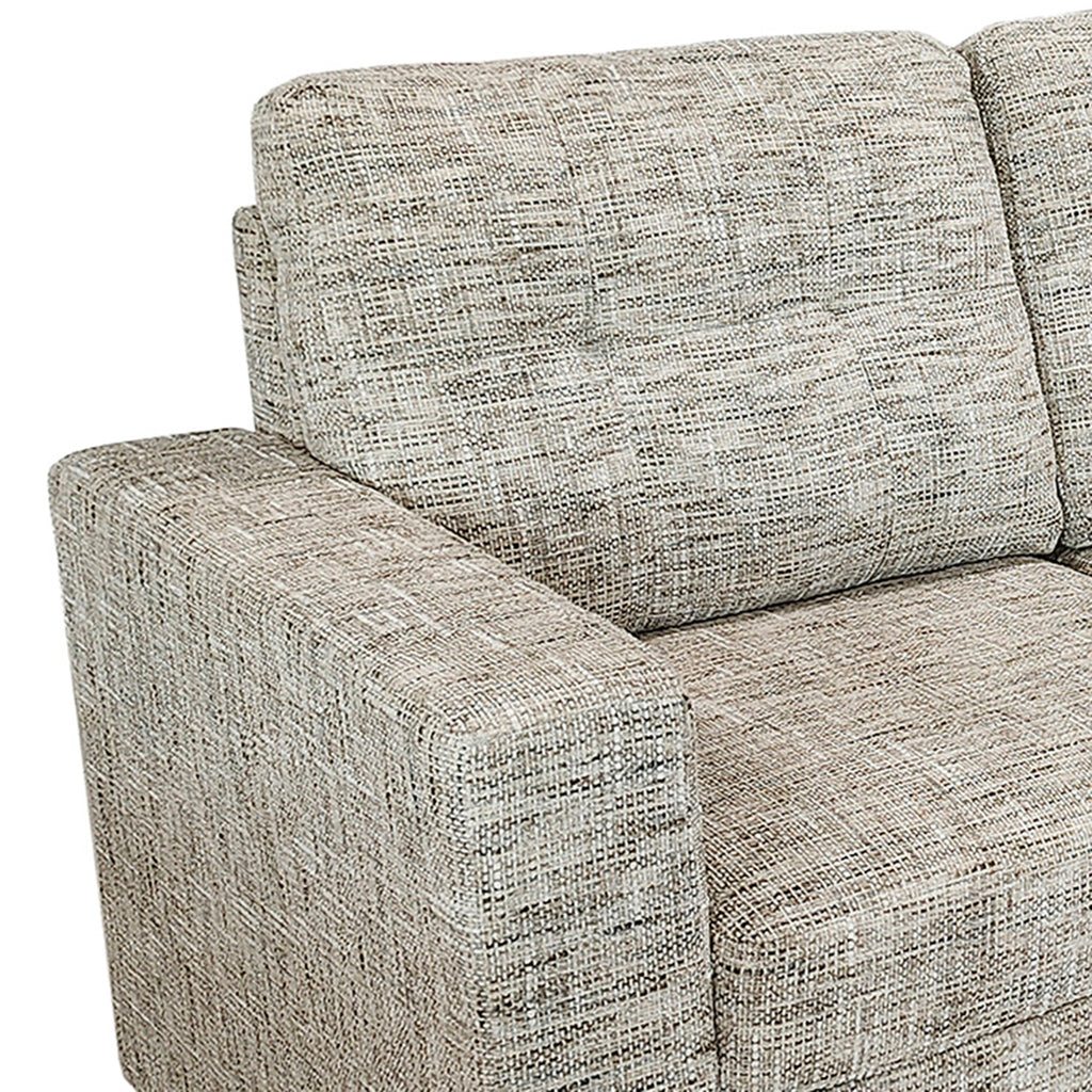 Draga Sofa with Reversible Chaise & Bed & Storage (Beige)