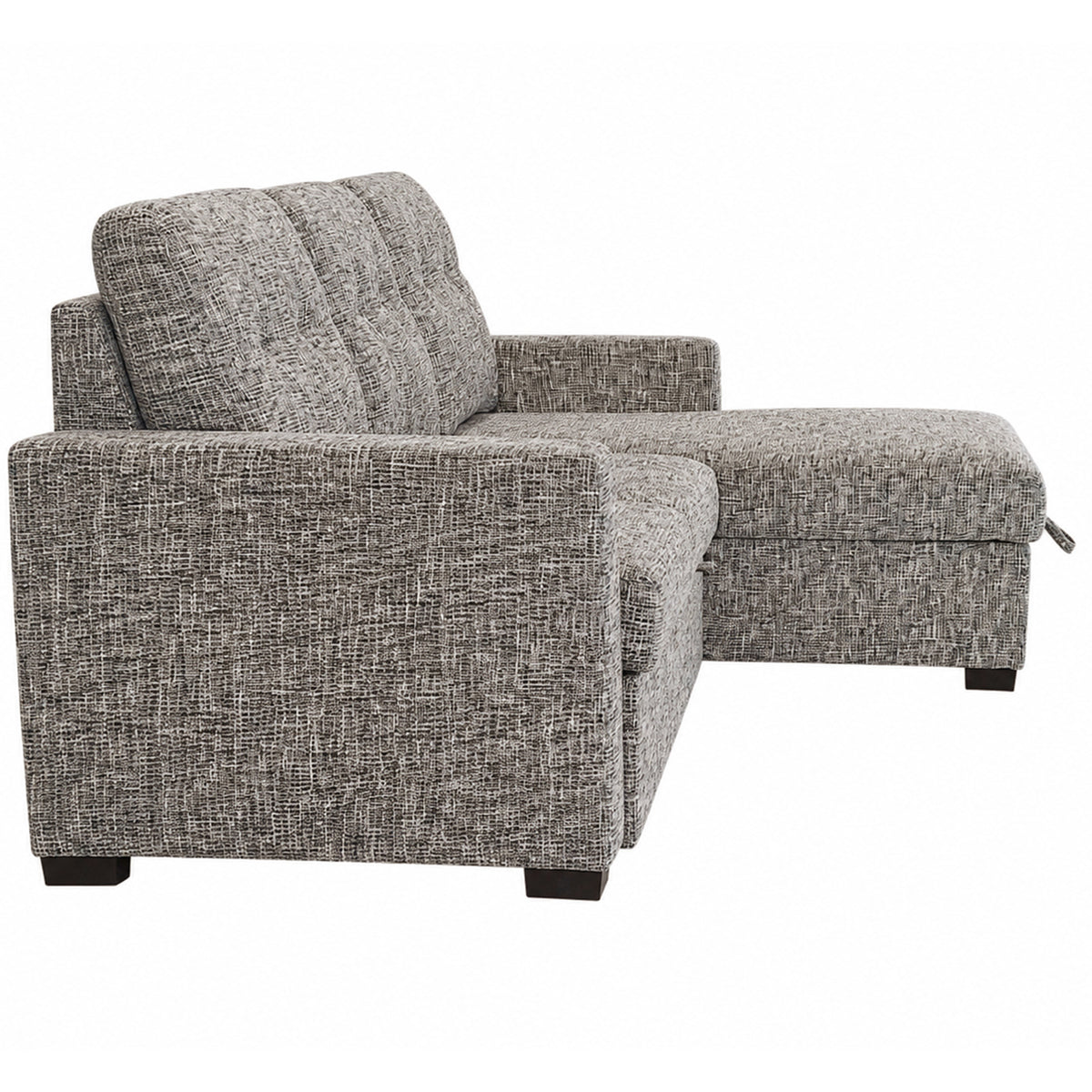 Draga Sofa with Reversible Chaise & Bed & Storage (Warm Grey)