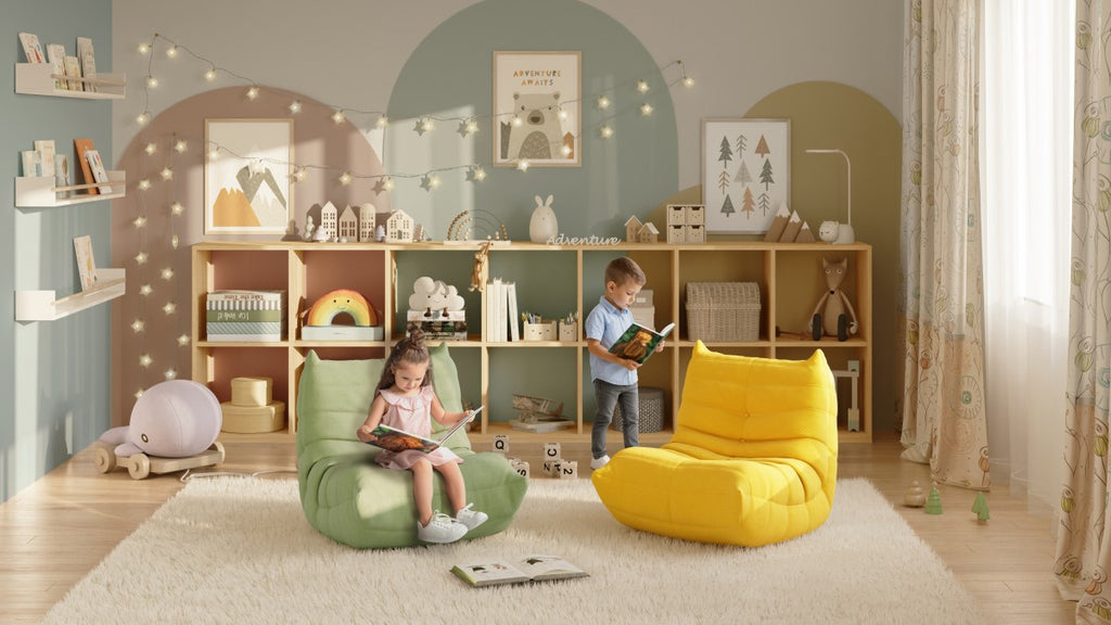 Kid's Armless Chair (Sage)