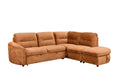 RHF Sectional Sleeper (Burnt Orange)