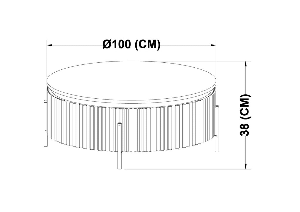 Coffee Table (Black) - 760029
