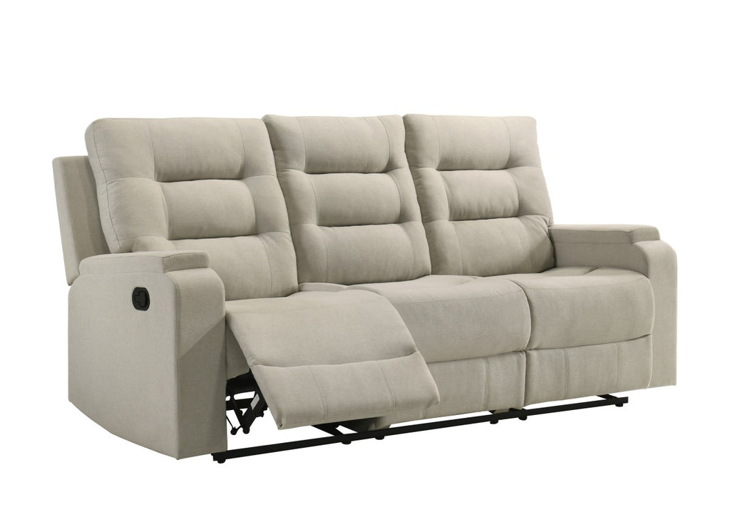 Hudson Recliner Sofa (Beige)