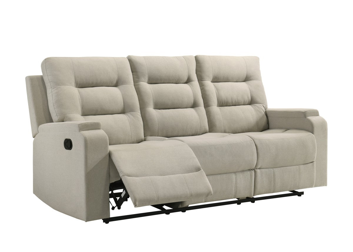 Hudson Recliner Sofa (Beige)