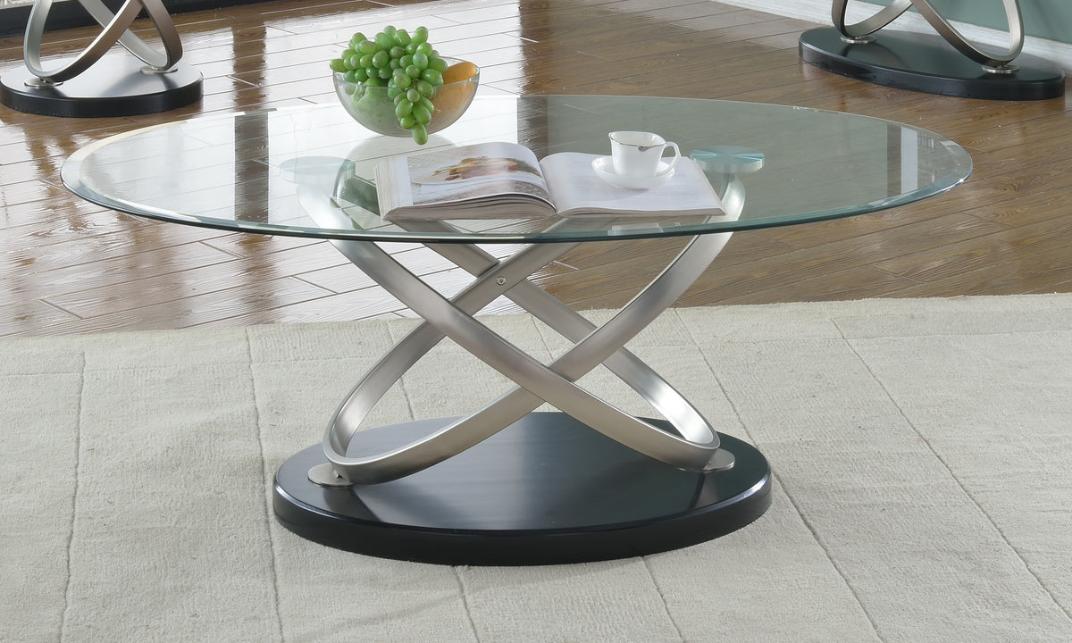 Coffee Table (Black/Silver)