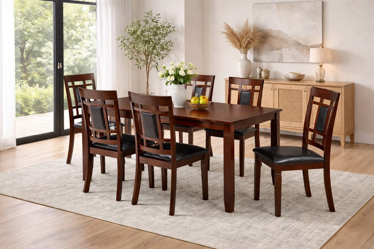 7-Piece Dining Set (Espresso)