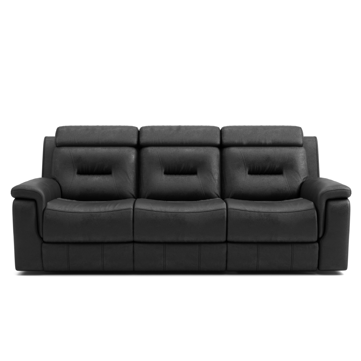 Nelson Recliner Sofa (Black)