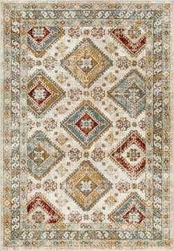 Maisha 7 x 9 Area Rug (Cream/Grey/Taupe)