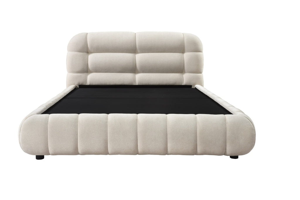 Queen Lift Bed Frame (Beige)