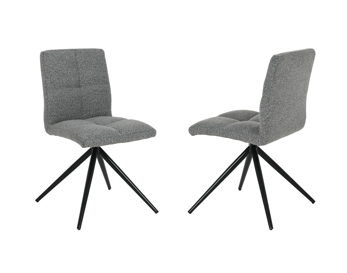Dining Chair (Dark Grey) (Set of 2) - 22138