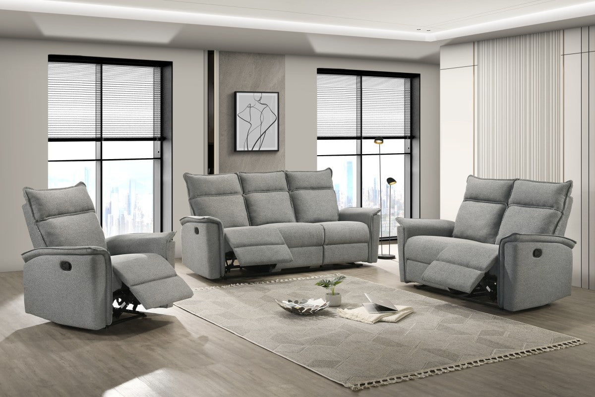 Sahara Recliner Love Seat (Grey)