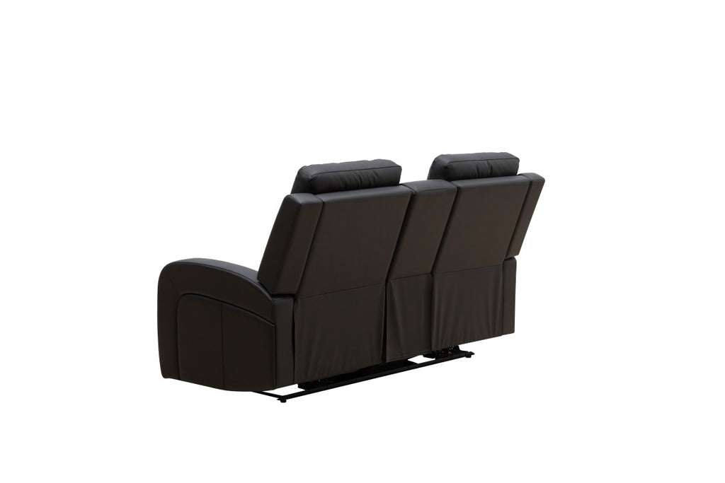 Power Recliner Love Seat (Black)