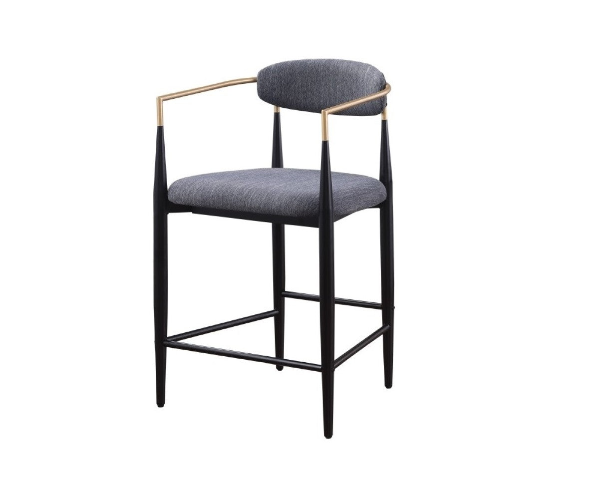 Counter Stool (Grey) (Set of 2) - 61327