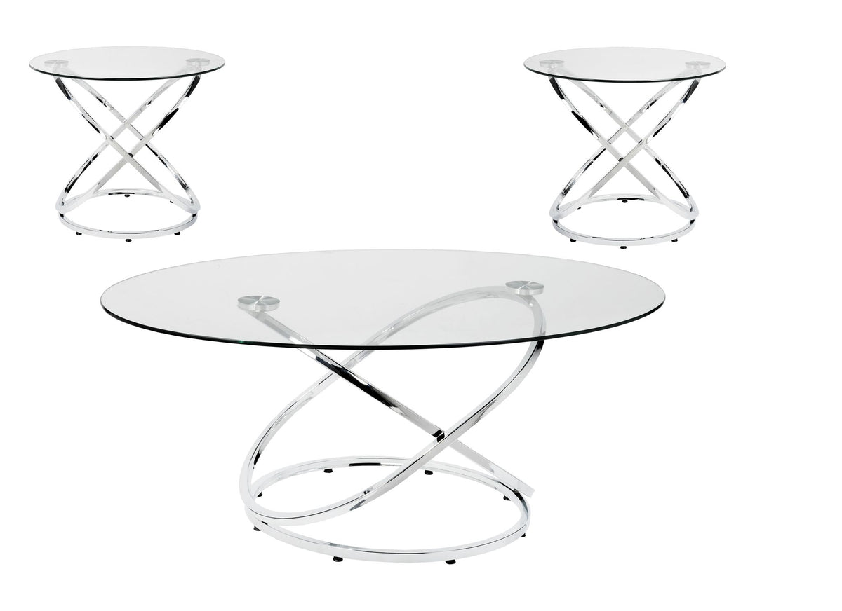 3-Piece Coffee Set (Silver)