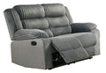 Romilly Recliner Love Seat (Grey)