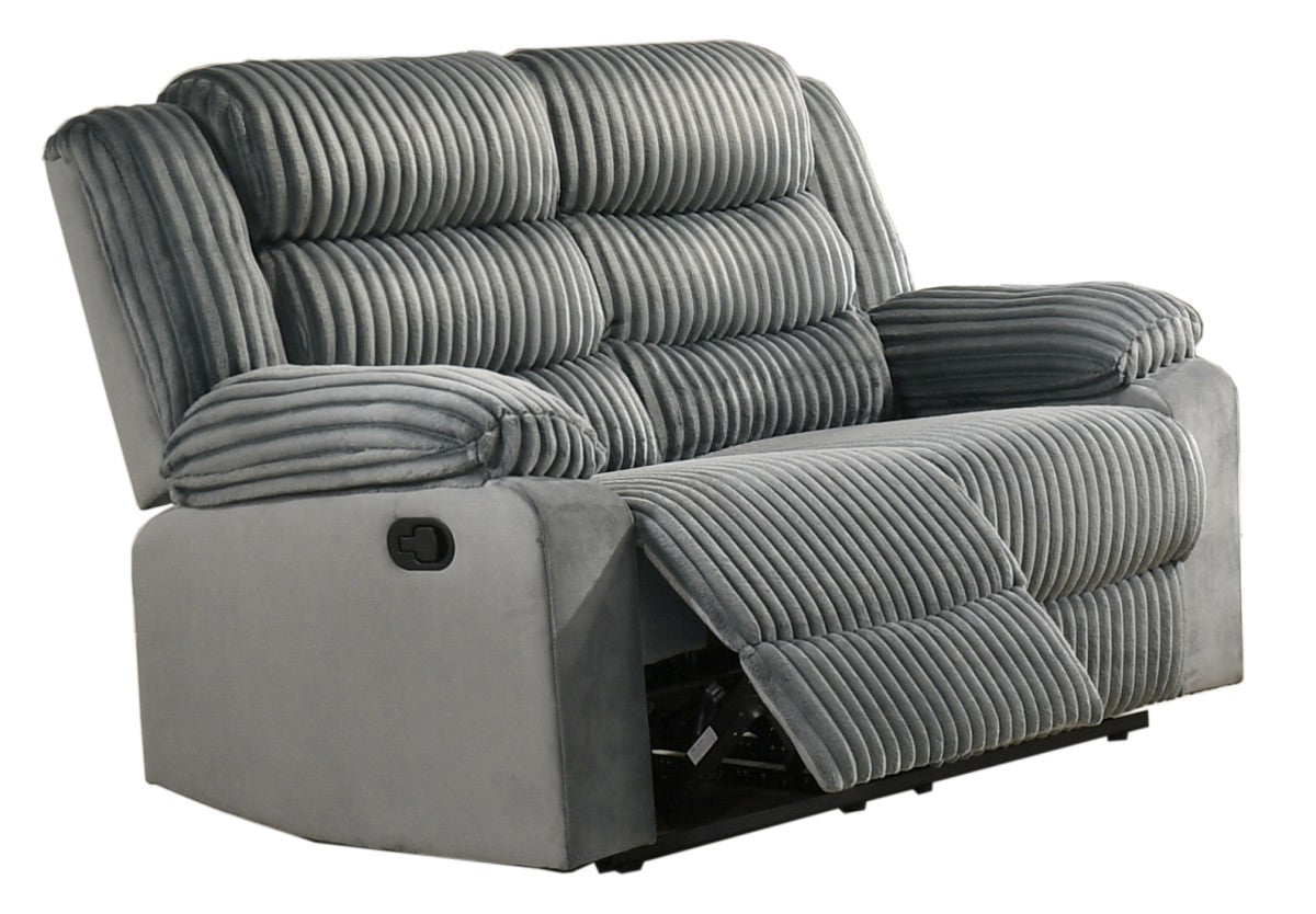 Romilly Recliner Love Seat (Grey)