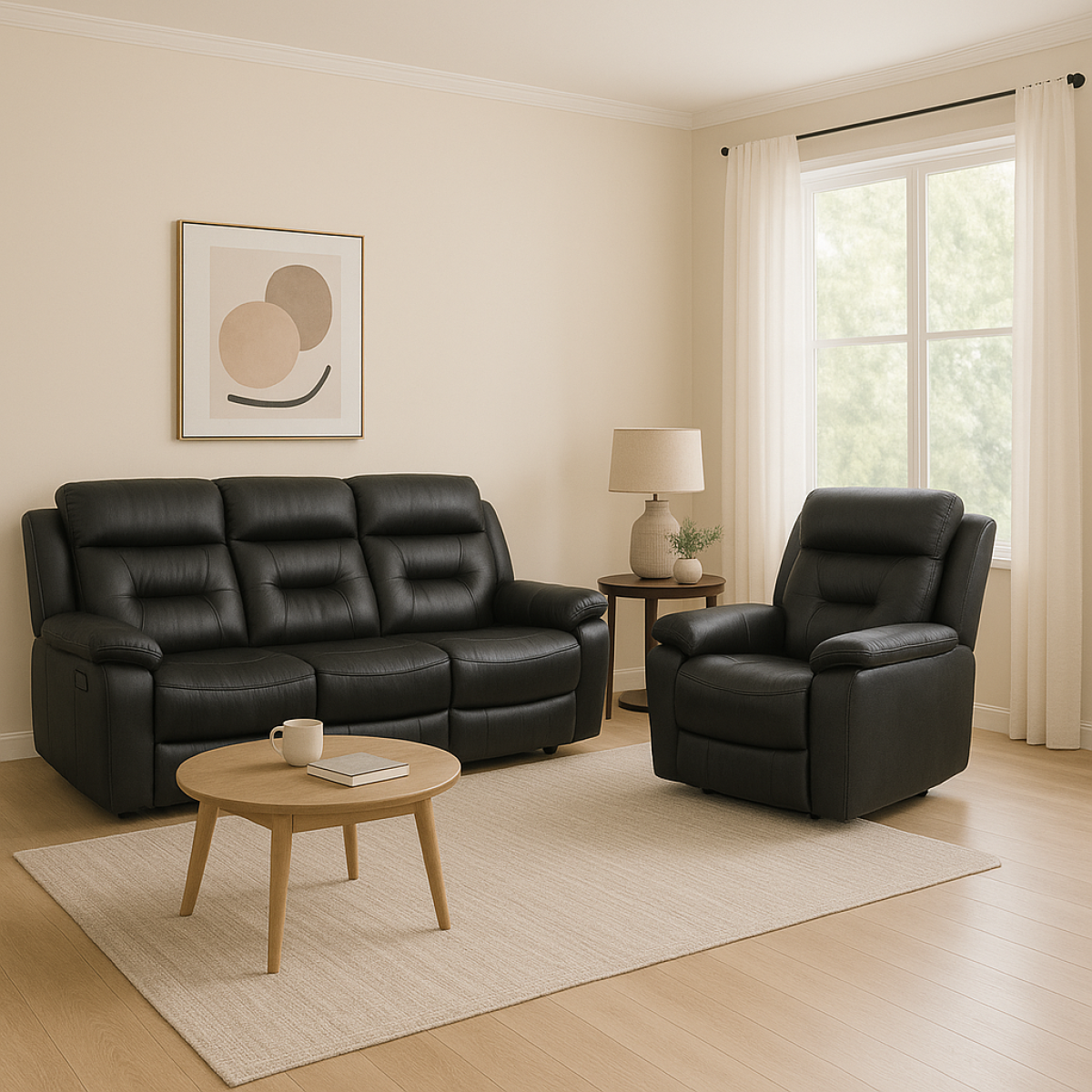 Nelson Recliner (Black)