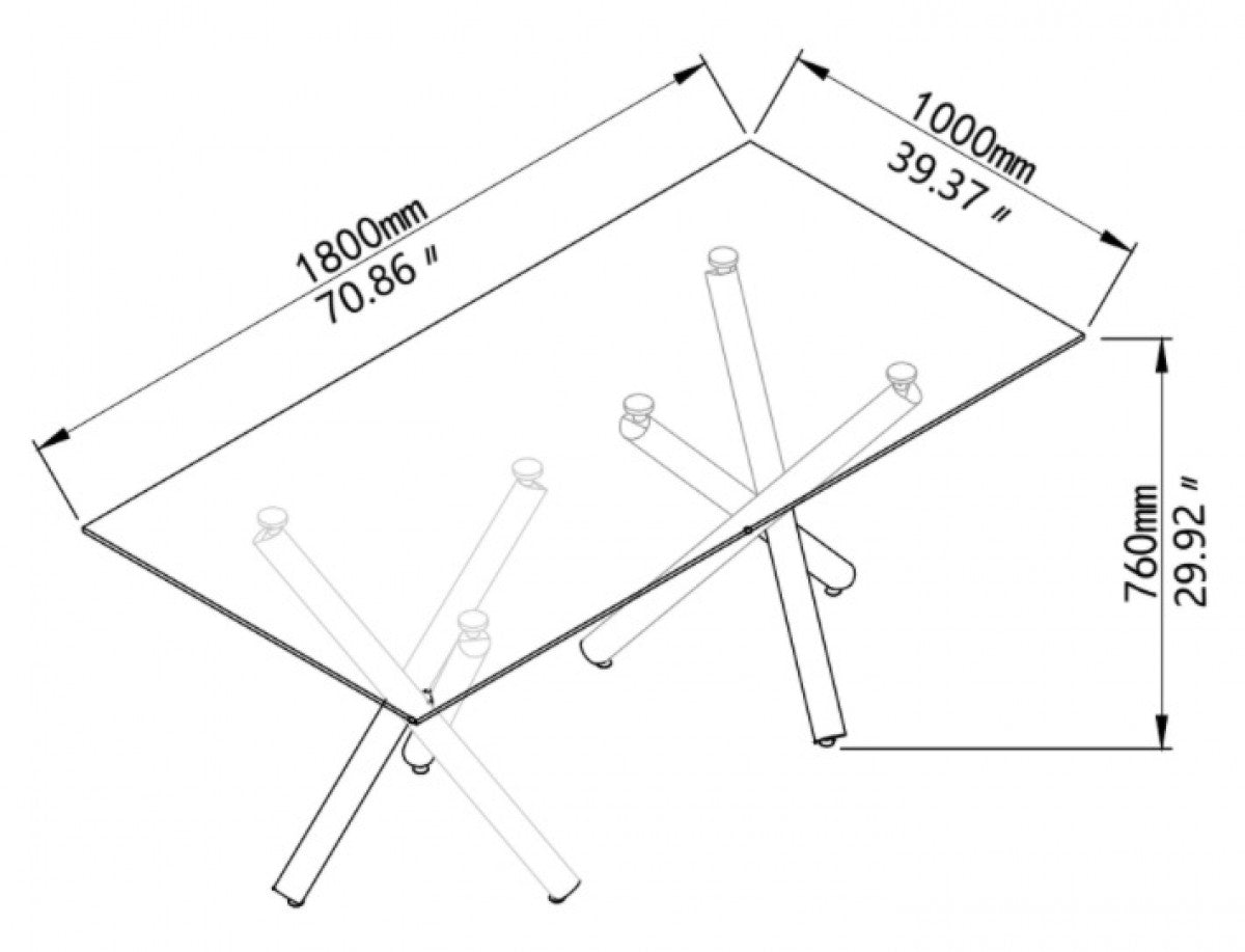 Dining Table (Gold) - DTZ02