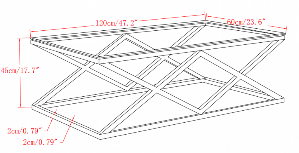 Coffee Table (Silver)