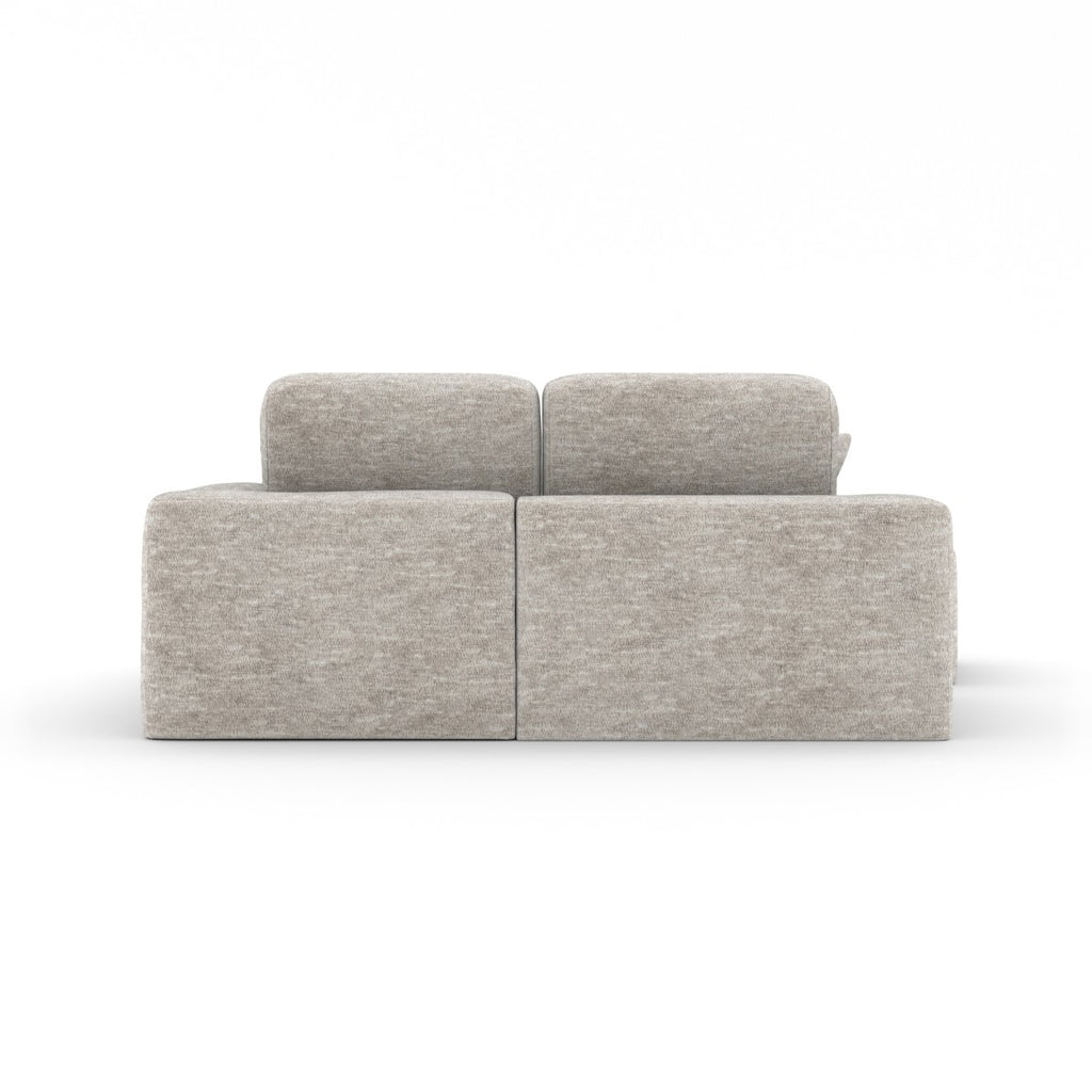 Simone Sectional W/Ottoman (Beige)