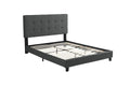 King Platform Bed (Dark Grey)
