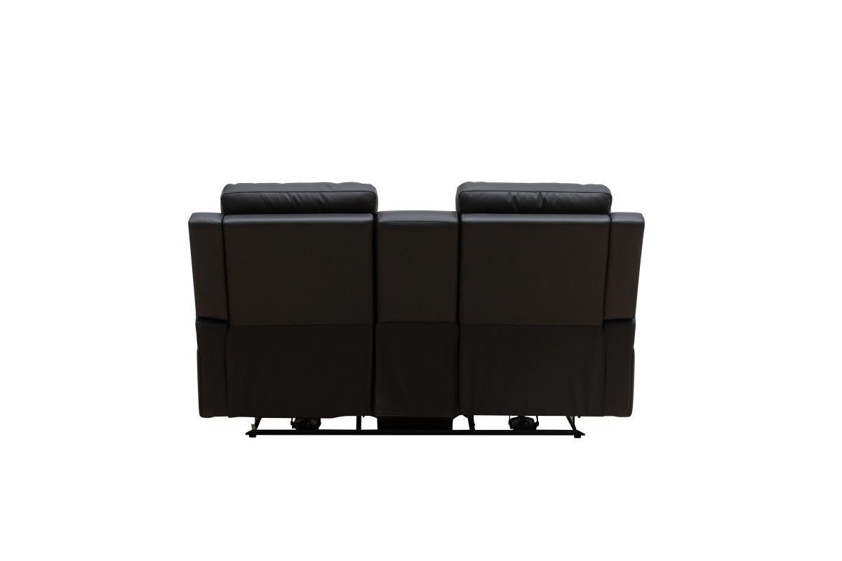 Power Recliner Love Seat (Black)