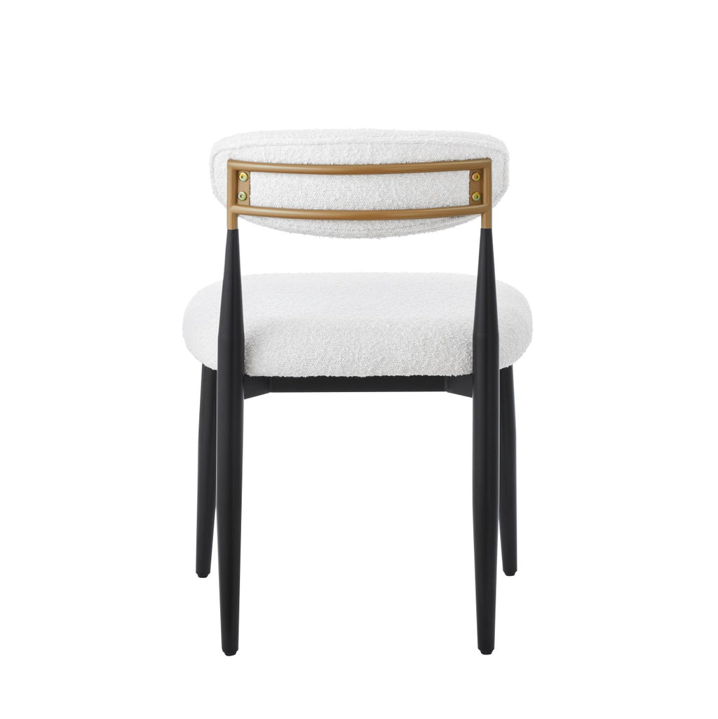 Kodi Dining Chair (White/Black) (Set of 2)