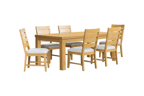 7-Piece Dining Set (Oak)