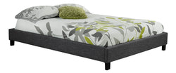 Twin Platform Bed Frame (Grey)