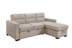 Sectional Sleeper (Taupe)